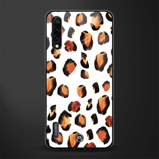 cheetah fur glass case for mi a3 redmi a3 image