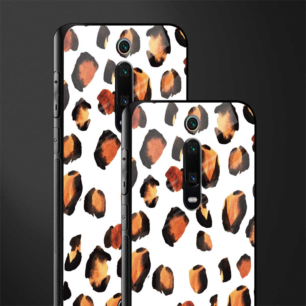 cheetah fur glass case for redmi k20 pro image-2