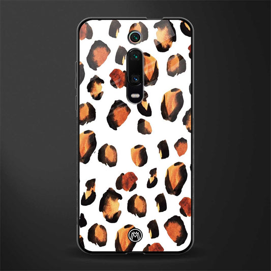 cheetah fur glass case for redmi k20 image