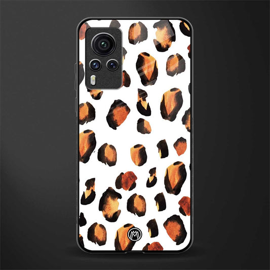 cheetah fur glass case for vivo x60 pro image