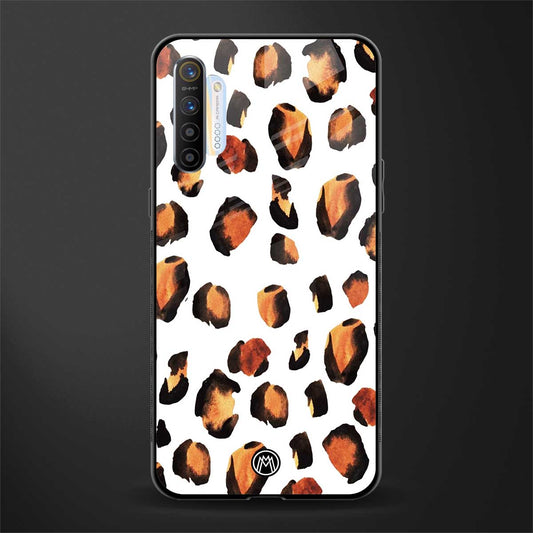 cheetah fur glass case for realme xt image