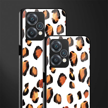 cheetah fur back phone cover | glass case for realme 9 pro 5g