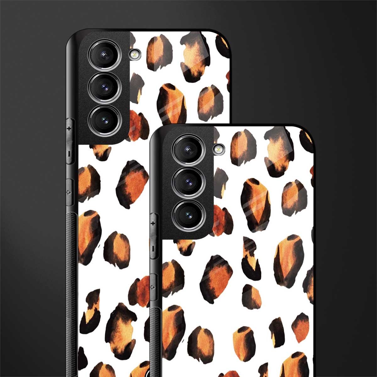 cheetah fur glass case for samsung galaxy s21 fe 5g image-2