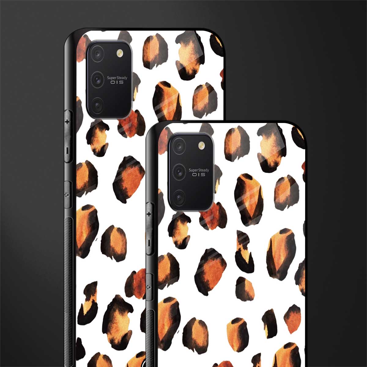 cheetah fur glass case for samsung galaxy a91 image-2
