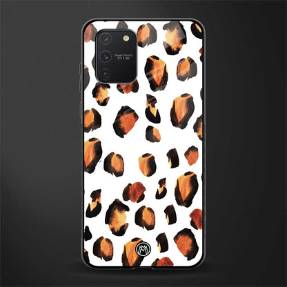 cheetah fur glass case for samsung galaxy s10 lite image