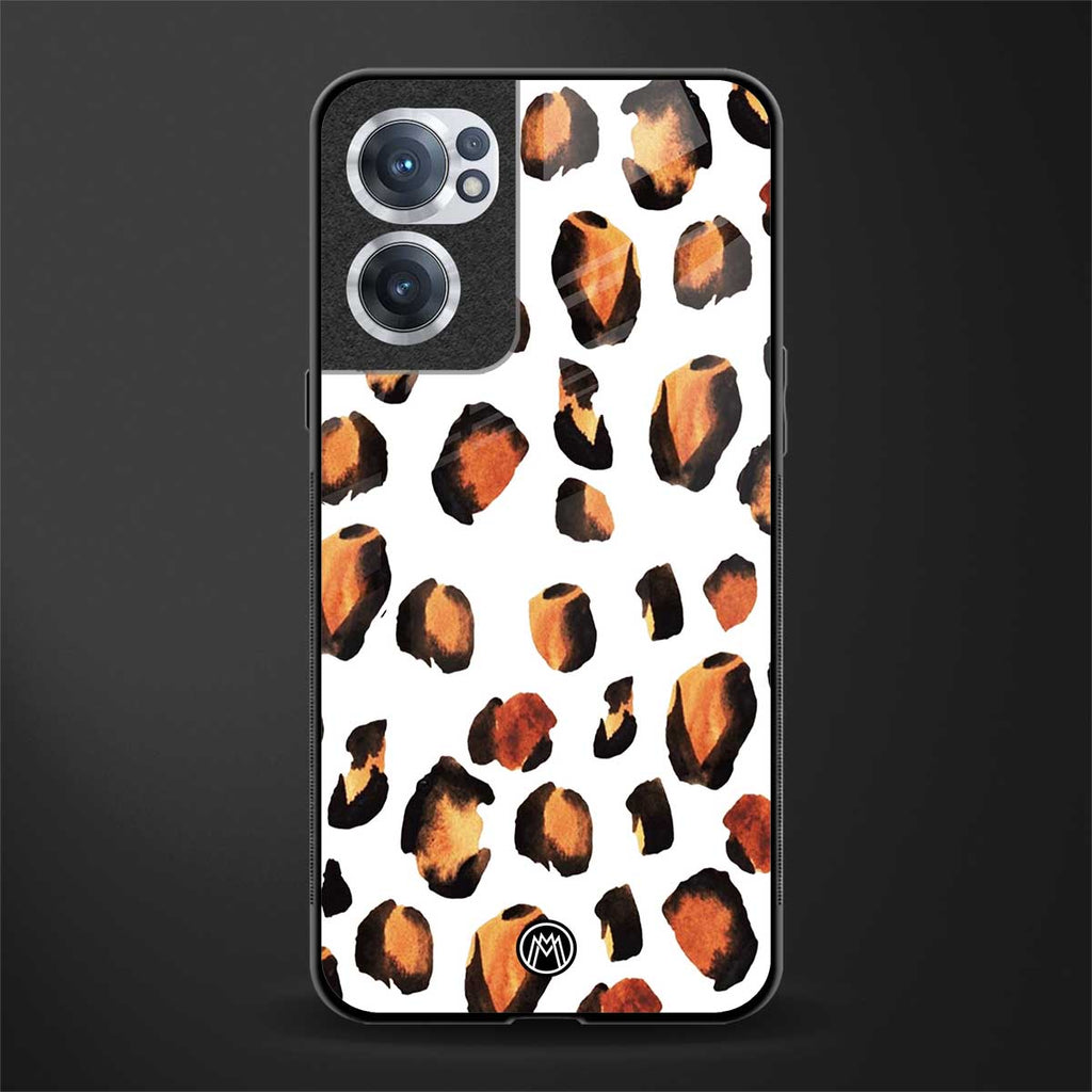 cheetah fur glass case for oneplus nord ce 2 5g image