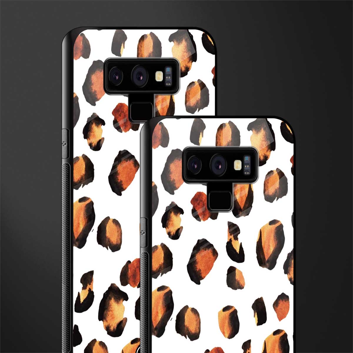 cheetah fur glass case for samsung galaxy note 9 image-2