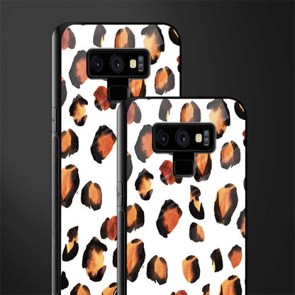 cheetah fur glass case for samsung galaxy note 9 image-2
