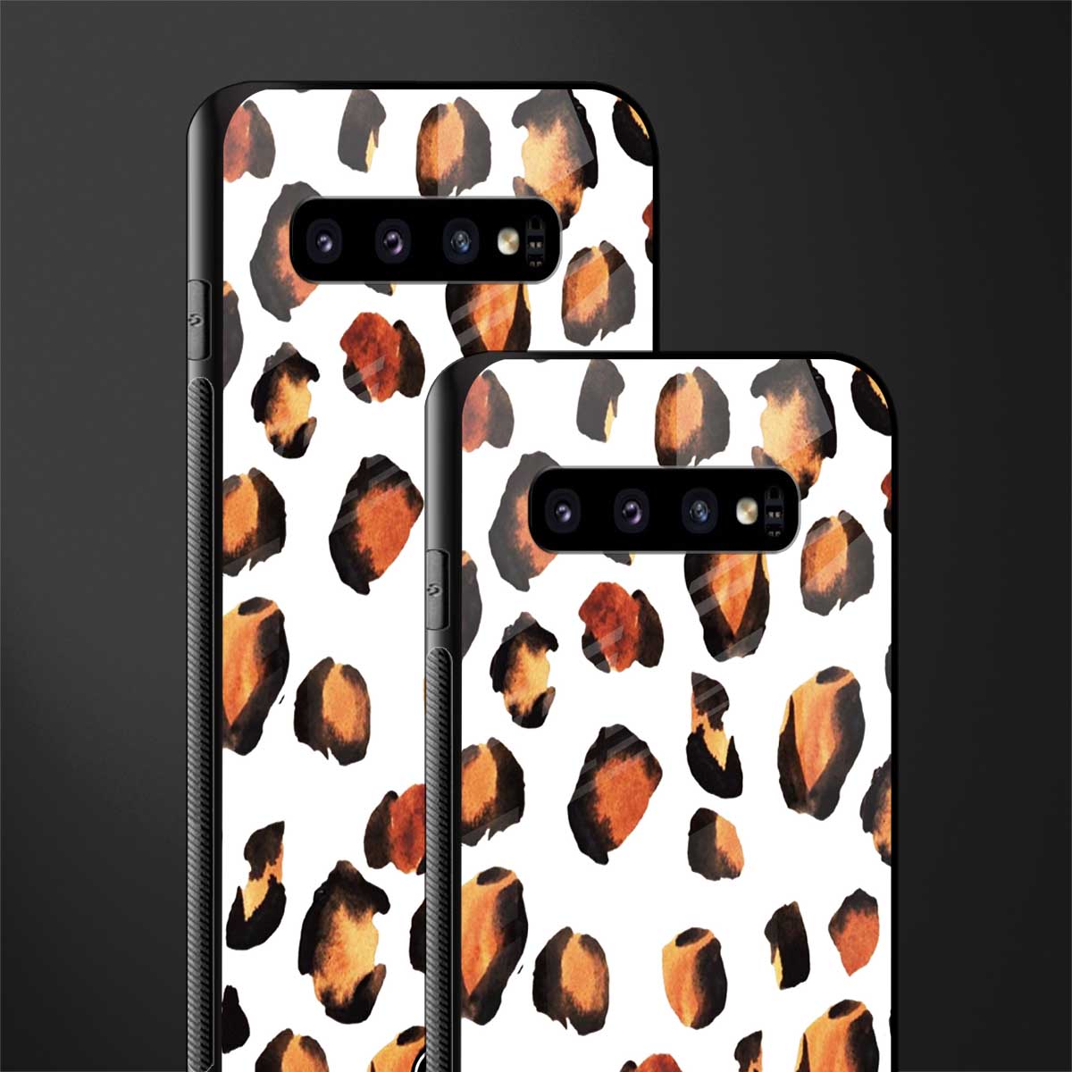 cheetah fur glass case for samsung galaxy s10 plus image-2