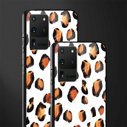 cheetah fur glass case for samsung galaxy s20 ultra image-2