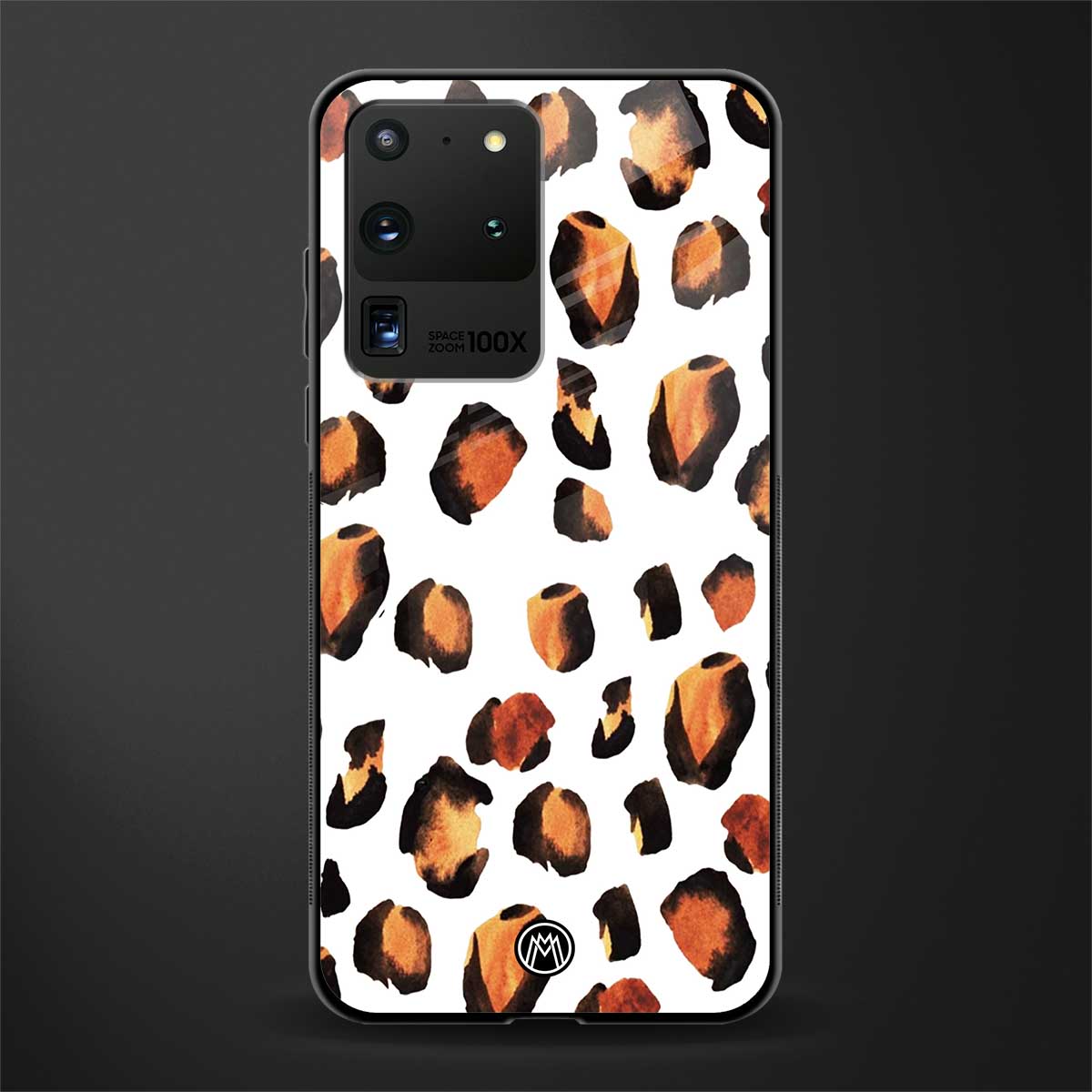 cheetah fur glass case for samsung galaxy s20 ultra image