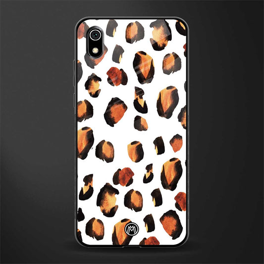 cheetah fur glass case for redmi 7a image