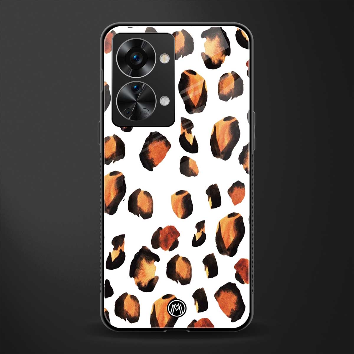 cheetah fur glass case for phone case | glass case for oneplus nord 2t 5g