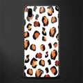 cheetah fur glass case for vivo v11 pro image