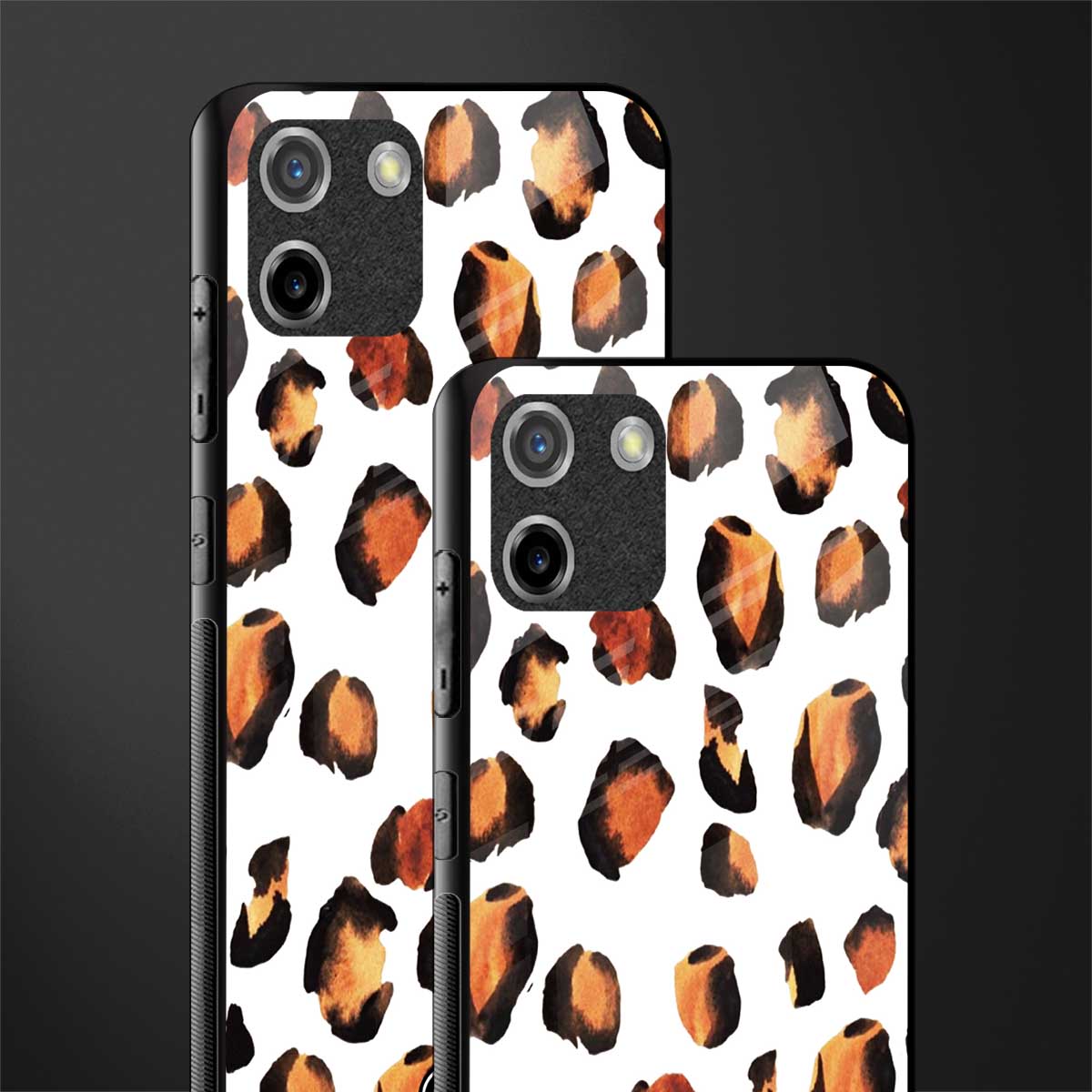 cheetah fur glass case for realme c11 image-2