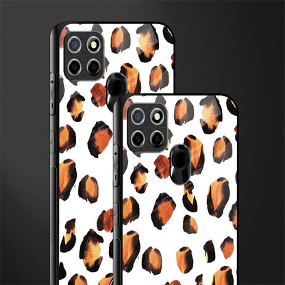 cheetah fur glass case for realme c25 realme c25s image-2