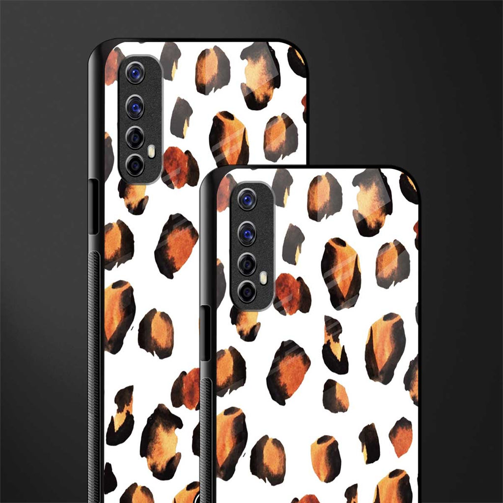 cheetah fur glass case for realme narzo 20 pro image-2