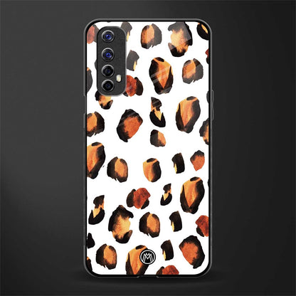 cheetah fur glass case for realme 7 image