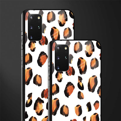 cheetah fur glass case for samsung galaxy s20 plus image-2