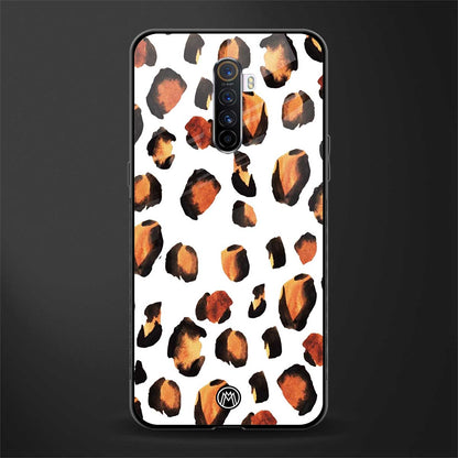 cheetah fur glass case for realme x2 pro image