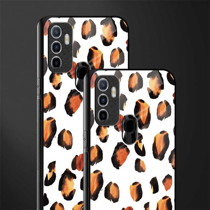 cheetah fur glass case for oppo a53 image-2