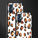 cheetah fur glass case for vivo v17 image-2