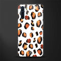 cheetah fur glass case for oppo f15 image