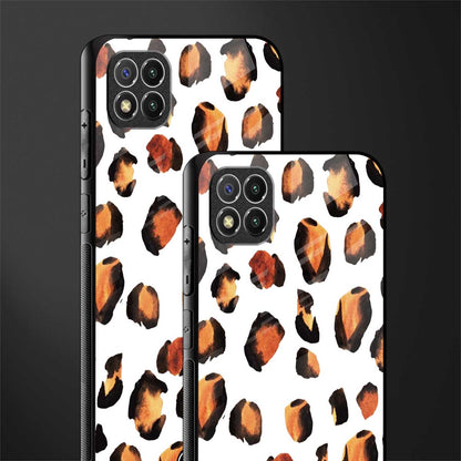 cheetah fur glass case for poco c3 image-2