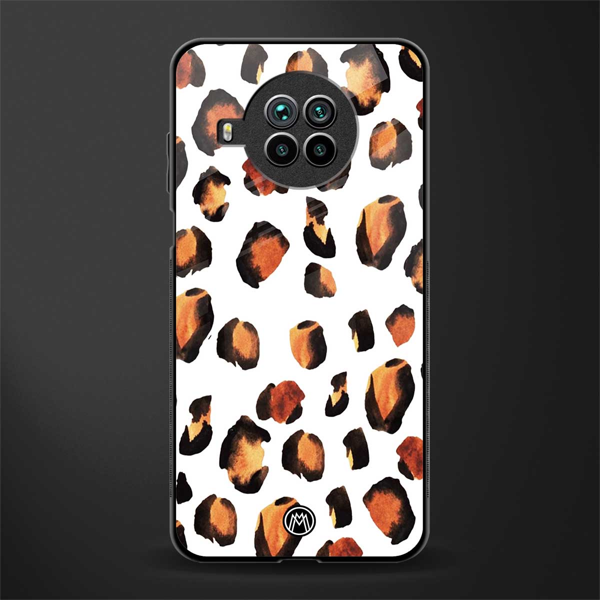 cheetah fur glass case for mi 10i image