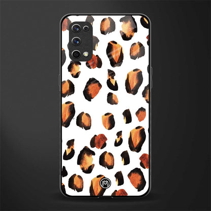 cheetah fur glass case for realme x7 pro image