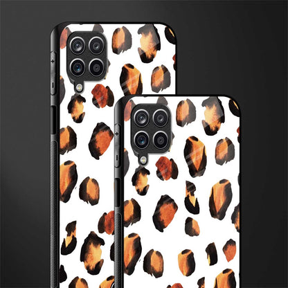 cheetah fur glass case for samsung galaxy m12 image-2