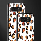 cheetah fur glass case for samsung galaxy note 8 image-2