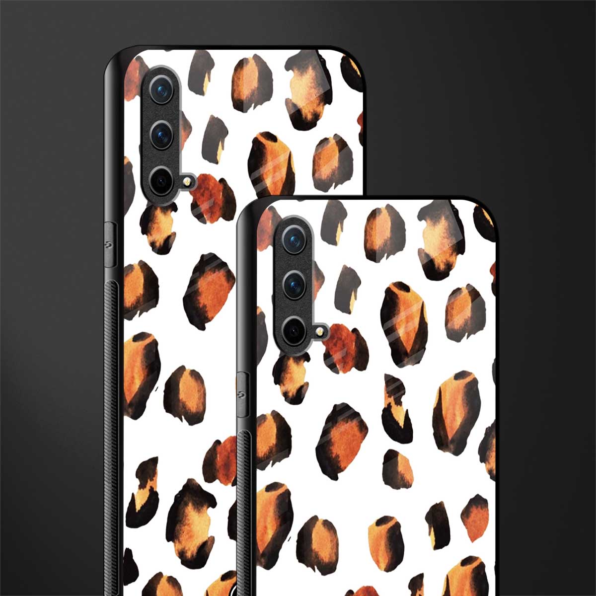 cheetah fur glass case for oneplus nord ce 5g image-2