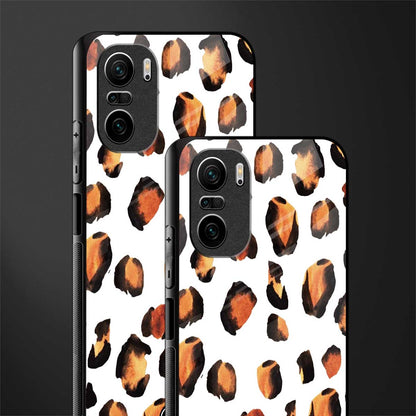 cheetah fur glass case for mi 11x 5g image-2