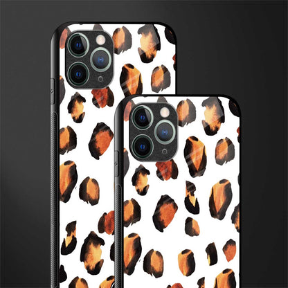 cheetah fur glass case for iphone 11 pro max image-2