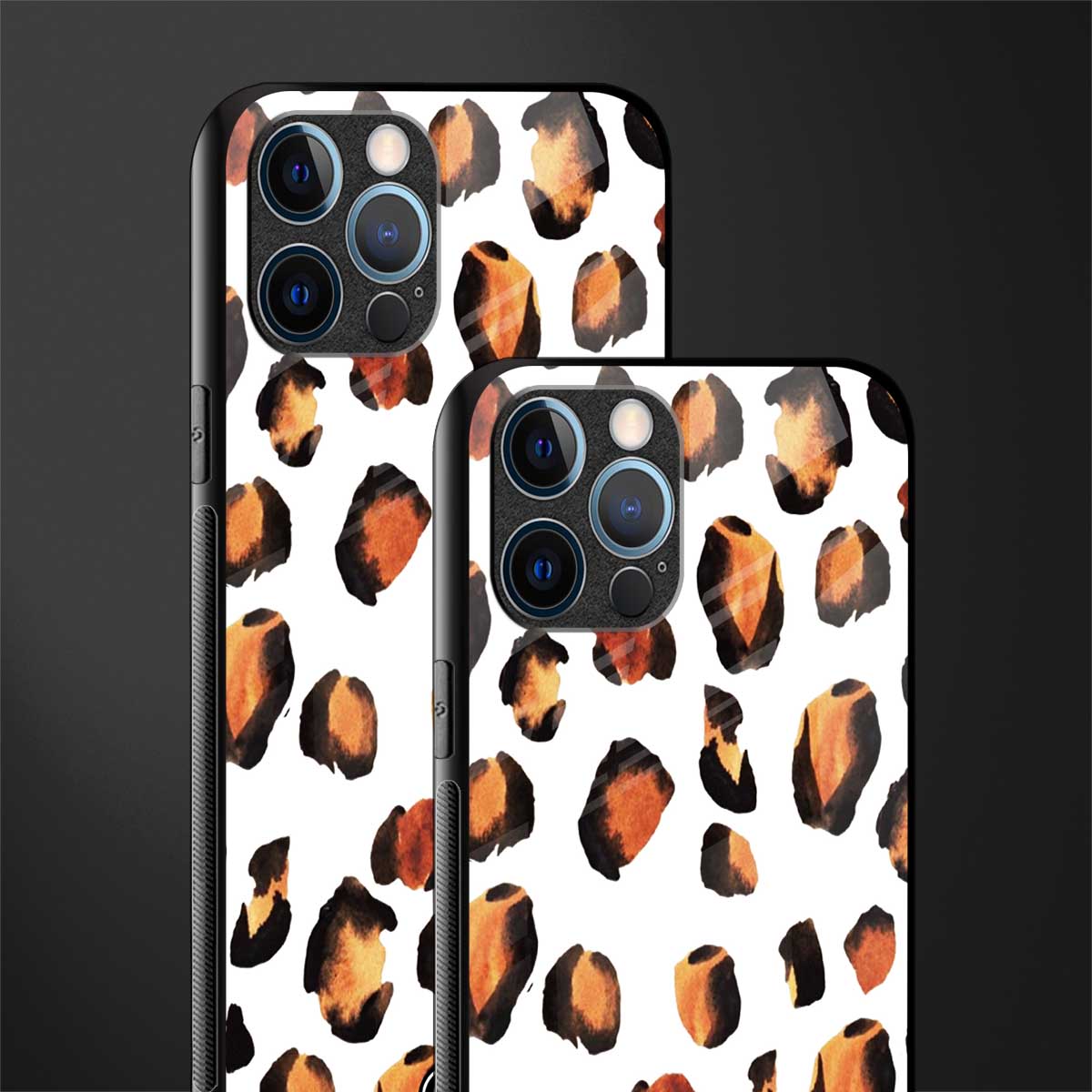 cheetah fur glass case for iphone 12 pro max image-2