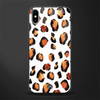 cheetah fur glass case for iphone xs max image