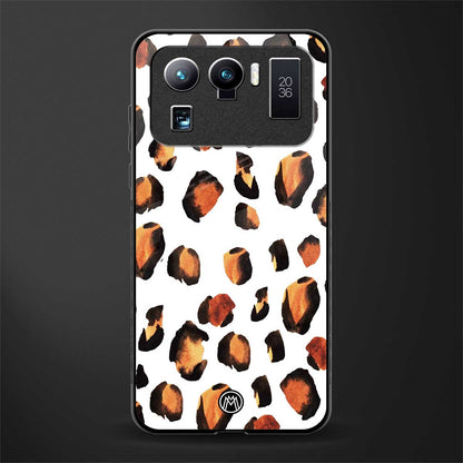 cheetah fur glass case for mi 11 ultra 5g image