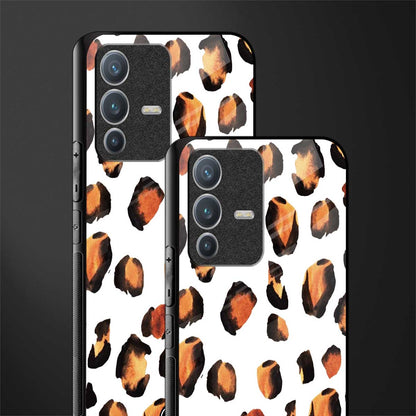 cheetah fur glass case for vivo v23 pro 5g image-2