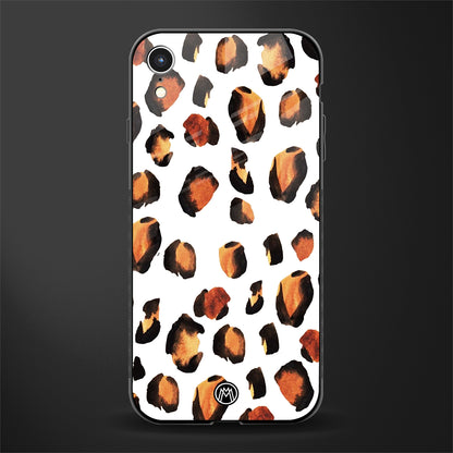 cheetah fur glass case for iphone xr image