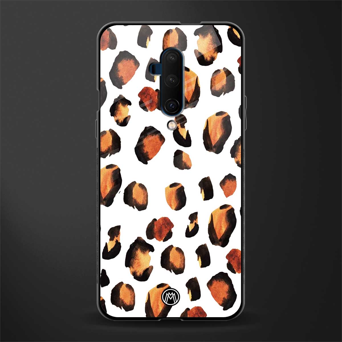 cheetah fur glass case for oneplus 7t pro image