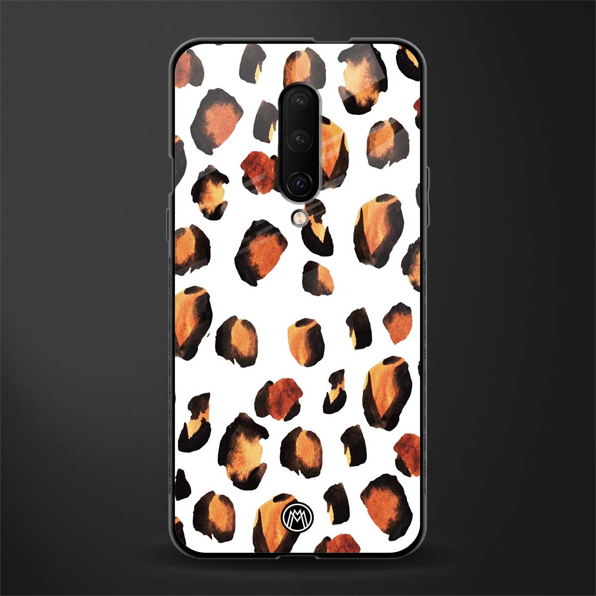 cheetah fur glass case for oneplus 7 pro image