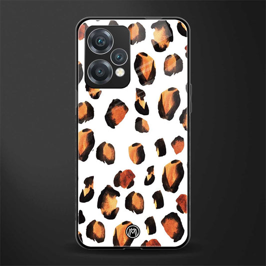 cheetah fur back phone cover | glass case for oneplus nord ce 2 lite 5g