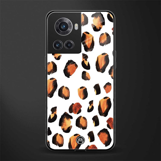 cheetah fur back phone cover | glass case for oneplus 10r 5g
