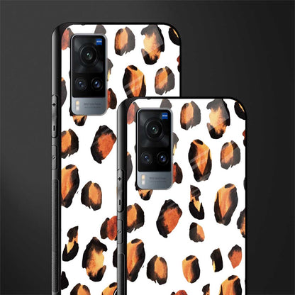 cheetah fur glass case for vivo x60 image-2