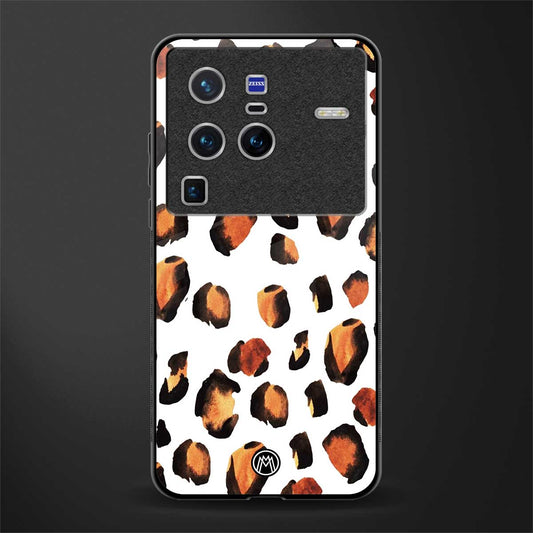 cheetah fur glass case for vivo x80 pro 5g image