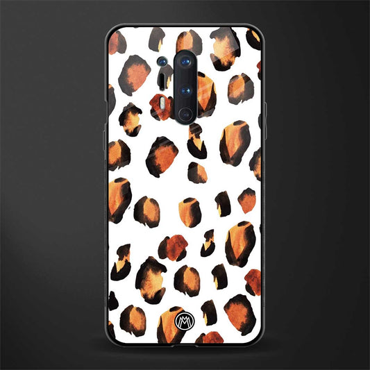 cheetah fur glass case for oneplus 8 pro image