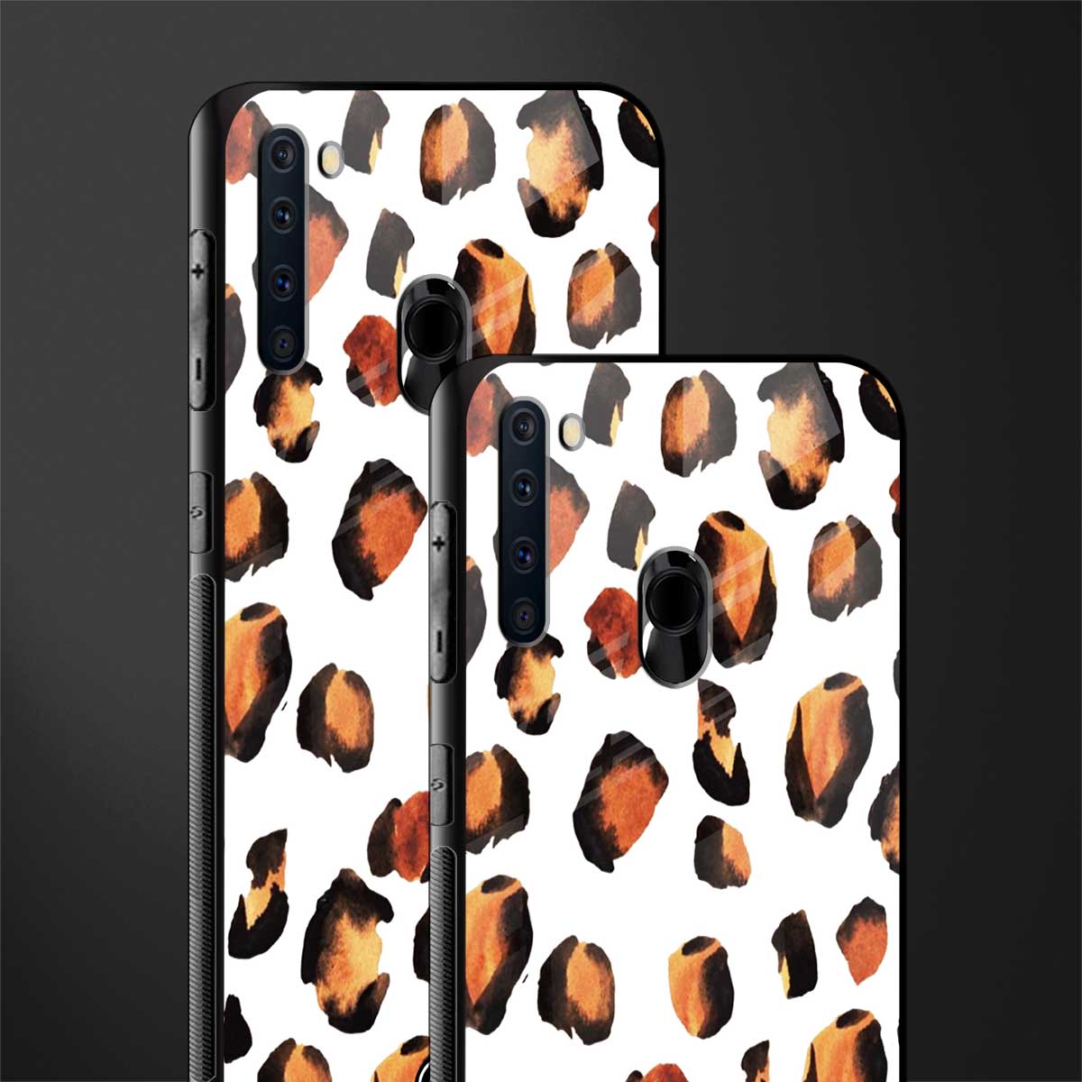 cheetah fur glass case for samsung a21 image-2