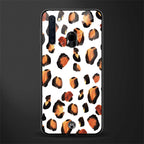 cheetah fur glass case for samsung a21 image