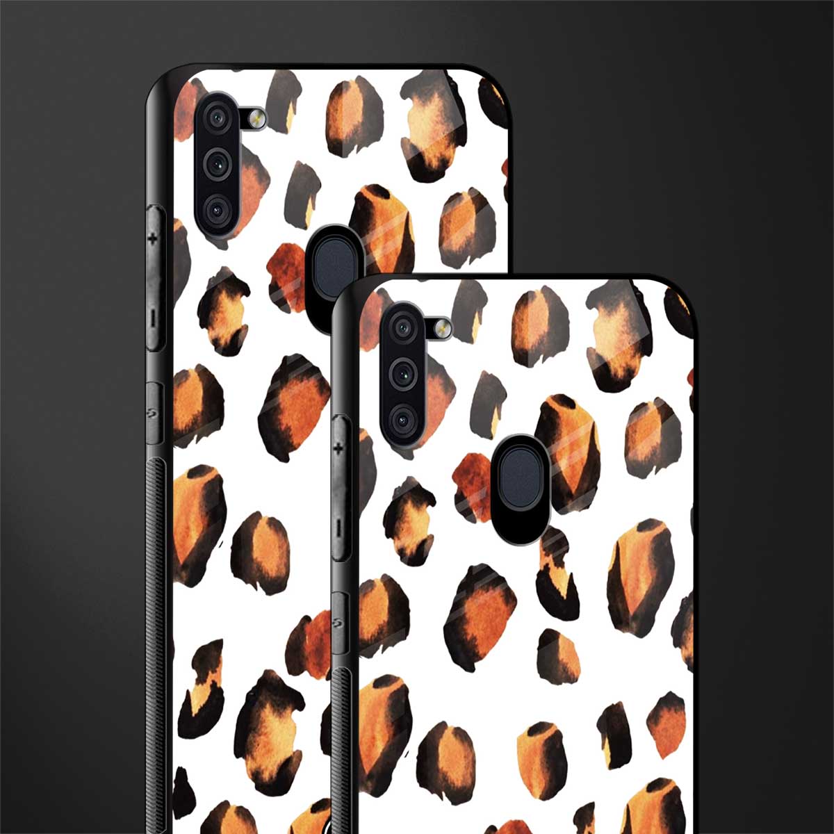 cheetah fur glass case for samsung a11 image-2